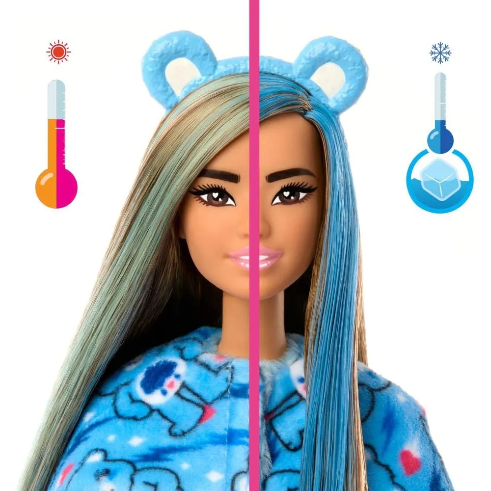 BARBIE CUTIE REVEAL CARE BEARS GRUMPY BEAR CON SORPRESAS