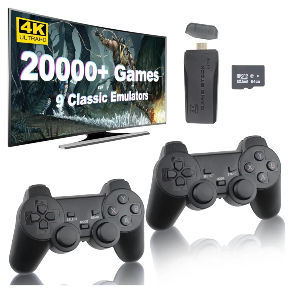 CONSOLA PORTÁTIL RETRO PLUG AND PLAY PARA TV, RETRO GAME STICK HDMI