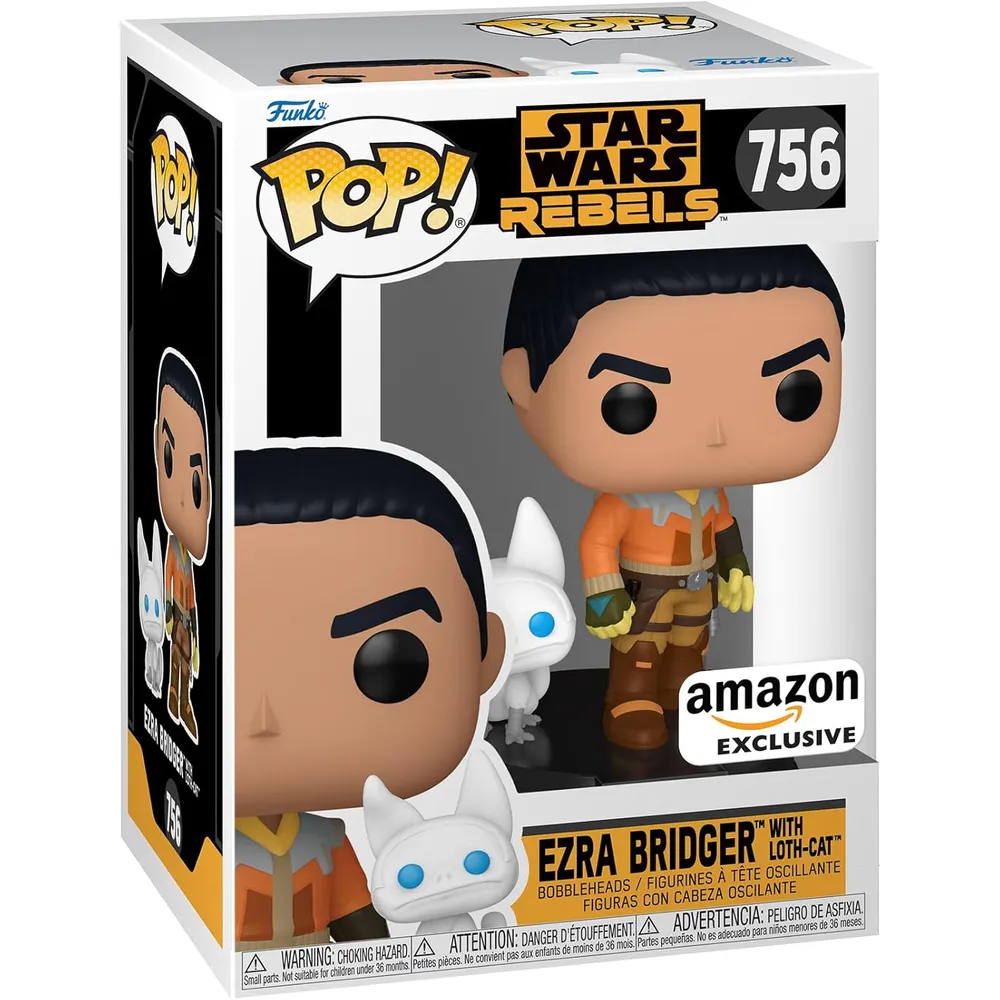Funko Pop | &Buddy Ezra Bridger con Loth-Cat de Star Wars Rebels