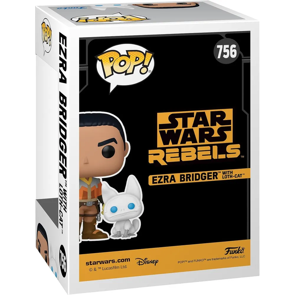 Funko Pop | &Buddy Ezra Bridger con Loth-Cat de Star Wars Rebels