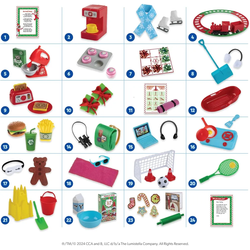 The Elf on the Shelf kit 24 días +70 accesorios