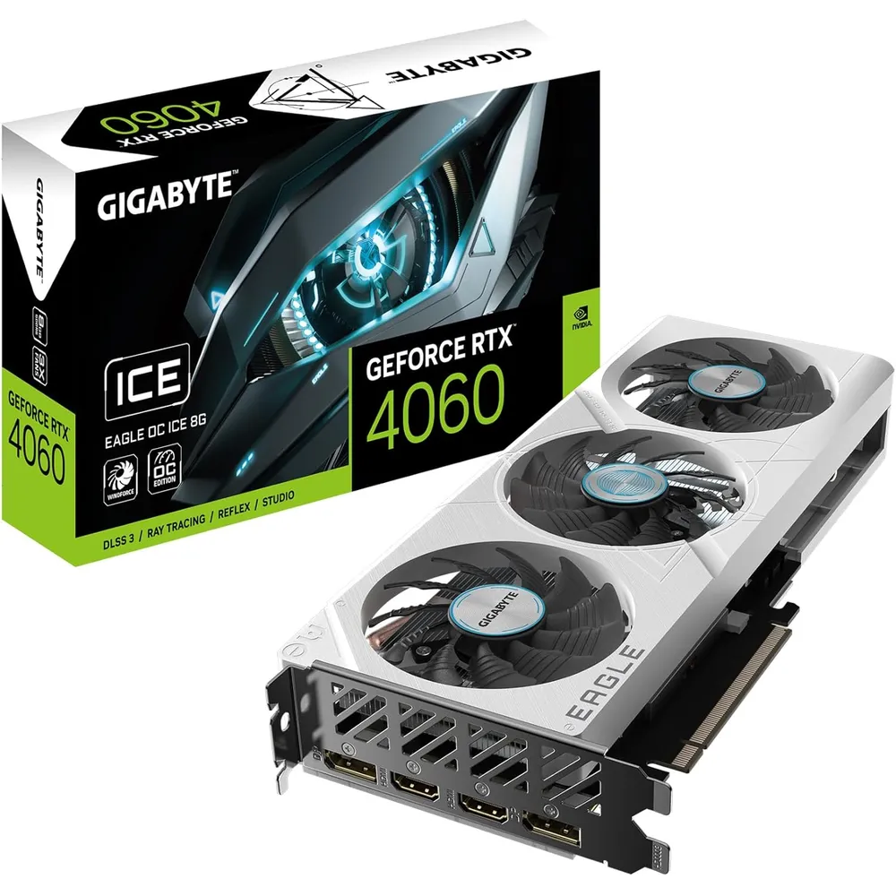 Gigabyte GeForce RTX 4060 Eagle 8GB OC Ice