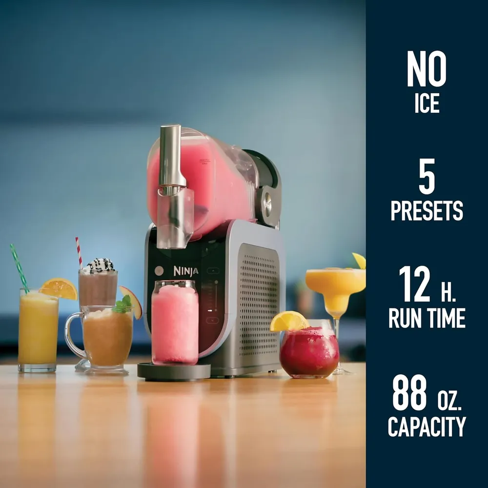 NINJA SLUSHI RAPIDCHILL FS301 MÁQUINA DE BEBIDAS 2.5 L | NEGRO