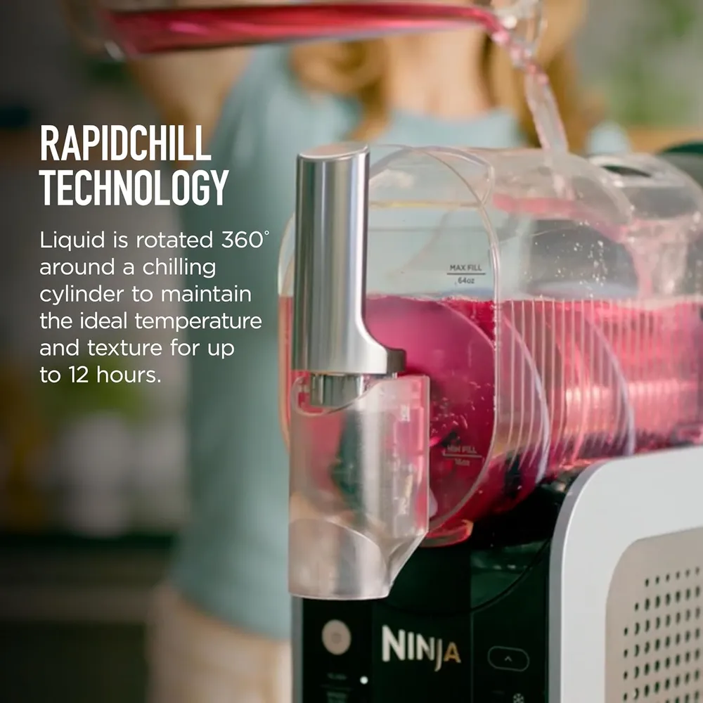 NINJA SLUSHI RAPIDCHILL FS301 MÁQUINA DE BEBIDAS 2.5 L | NEGRO