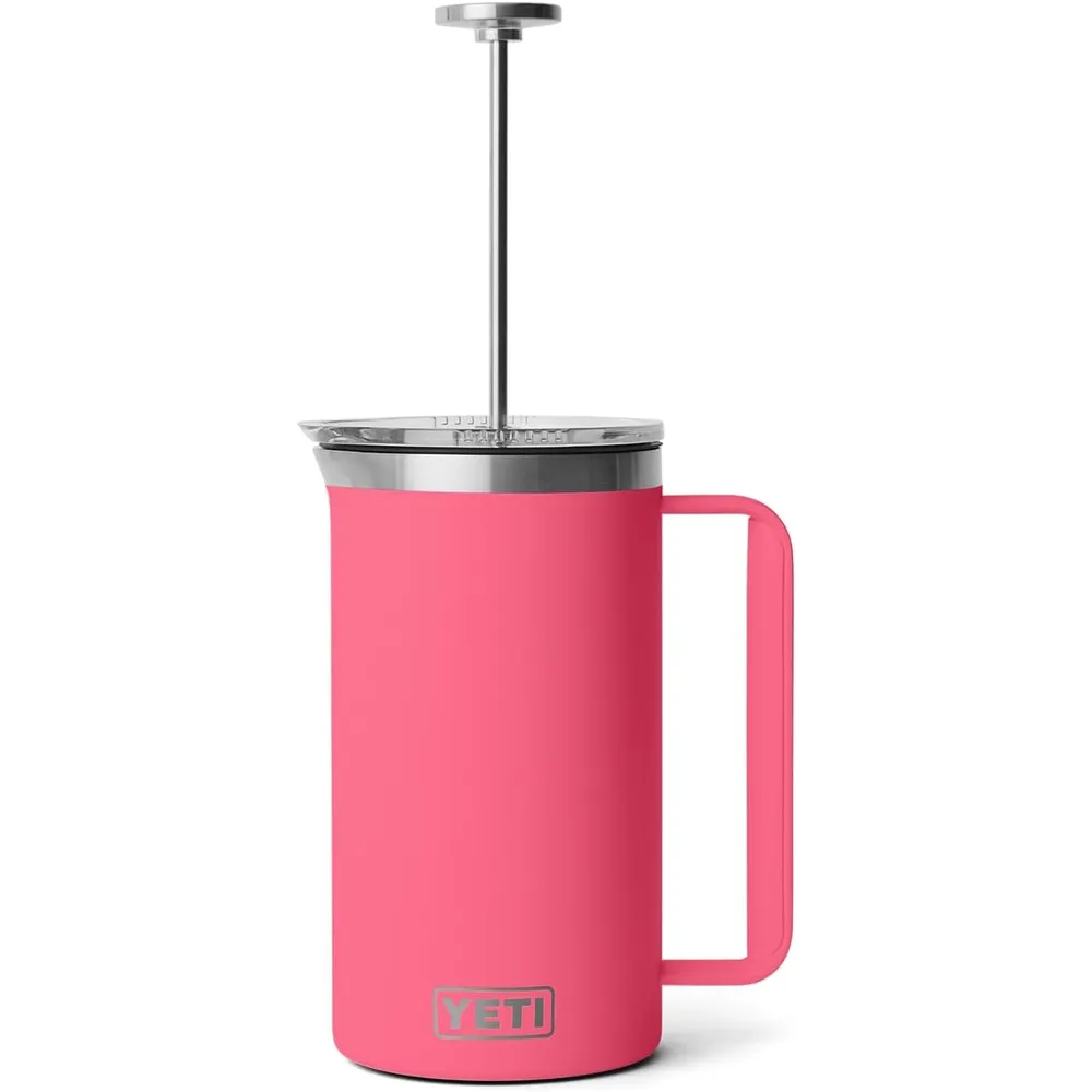 YETI Rambler Cafetera de Prensa con filtro de 34 oz | Rosa