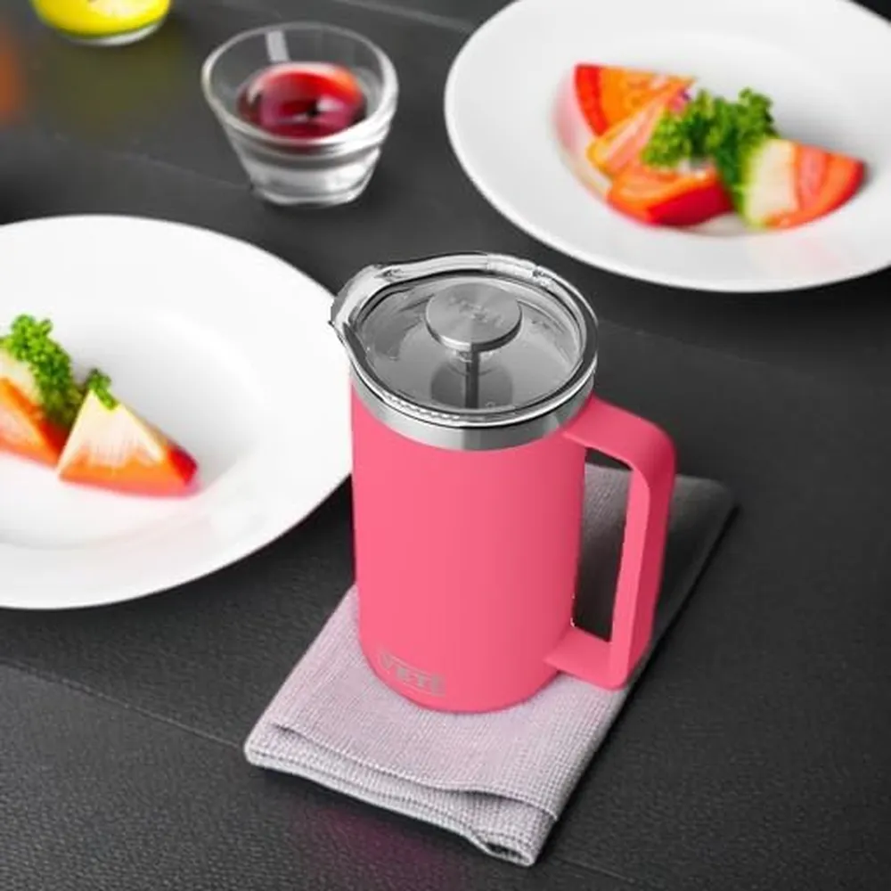 YETI Rambler Cafetera de Prensa con filtro de 34 oz | Rosa