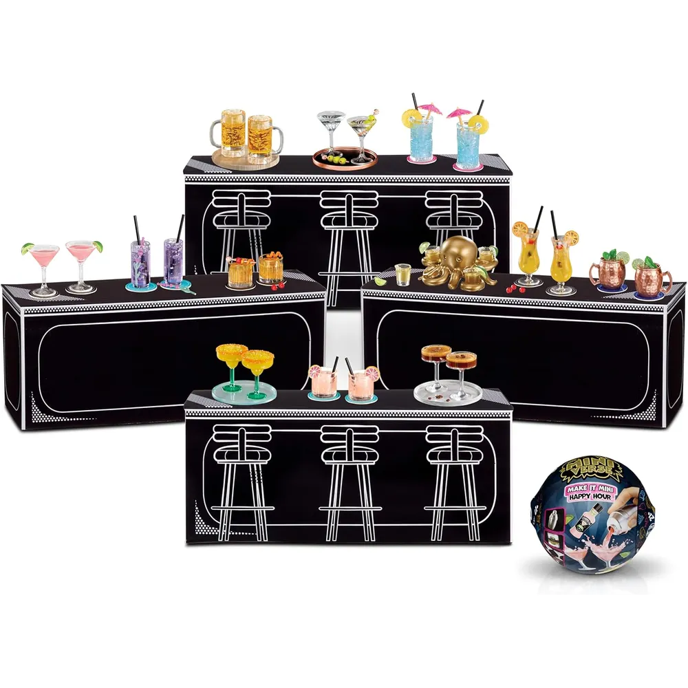 MGA Miniverse Happy Hour pack 6 cocteles