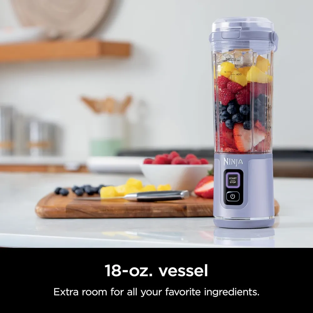NINJA LICUADORA PORTÁTIL BLAST 500 ML, INALÁMBRICA, RECARGABLE | MUTED LAVENDER