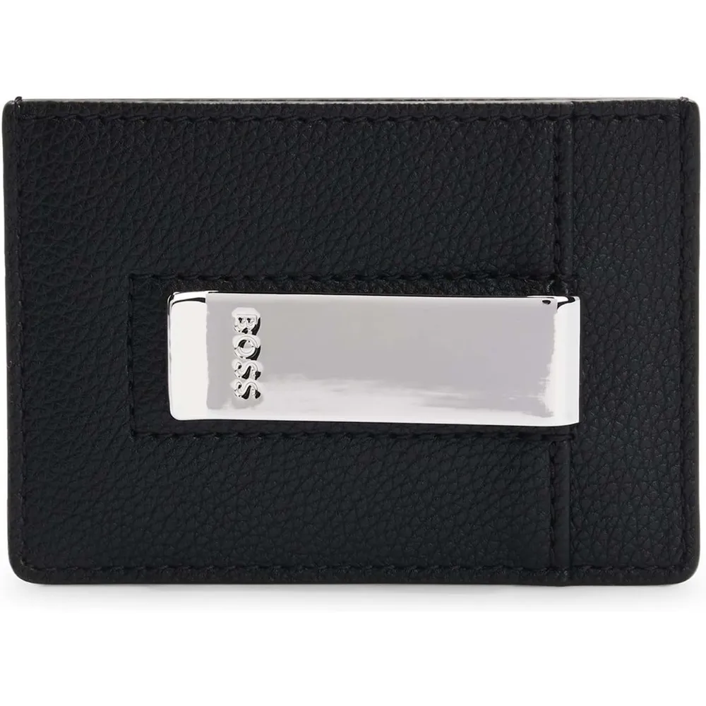 TARJETERO HUGO BOSS RAY CLIP NEGRO HOMBRE