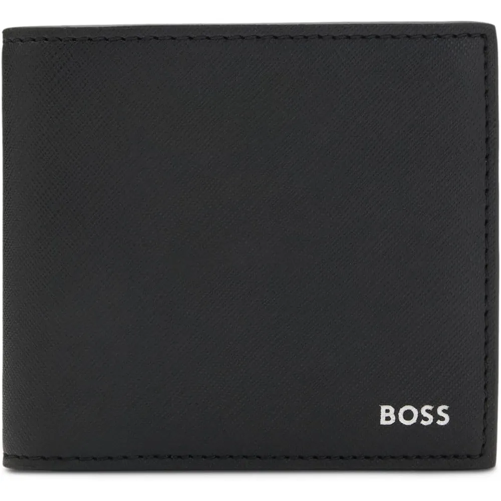 BILLETERA HUGO BOSS ZAIR COIN NEGRO HOMBRE