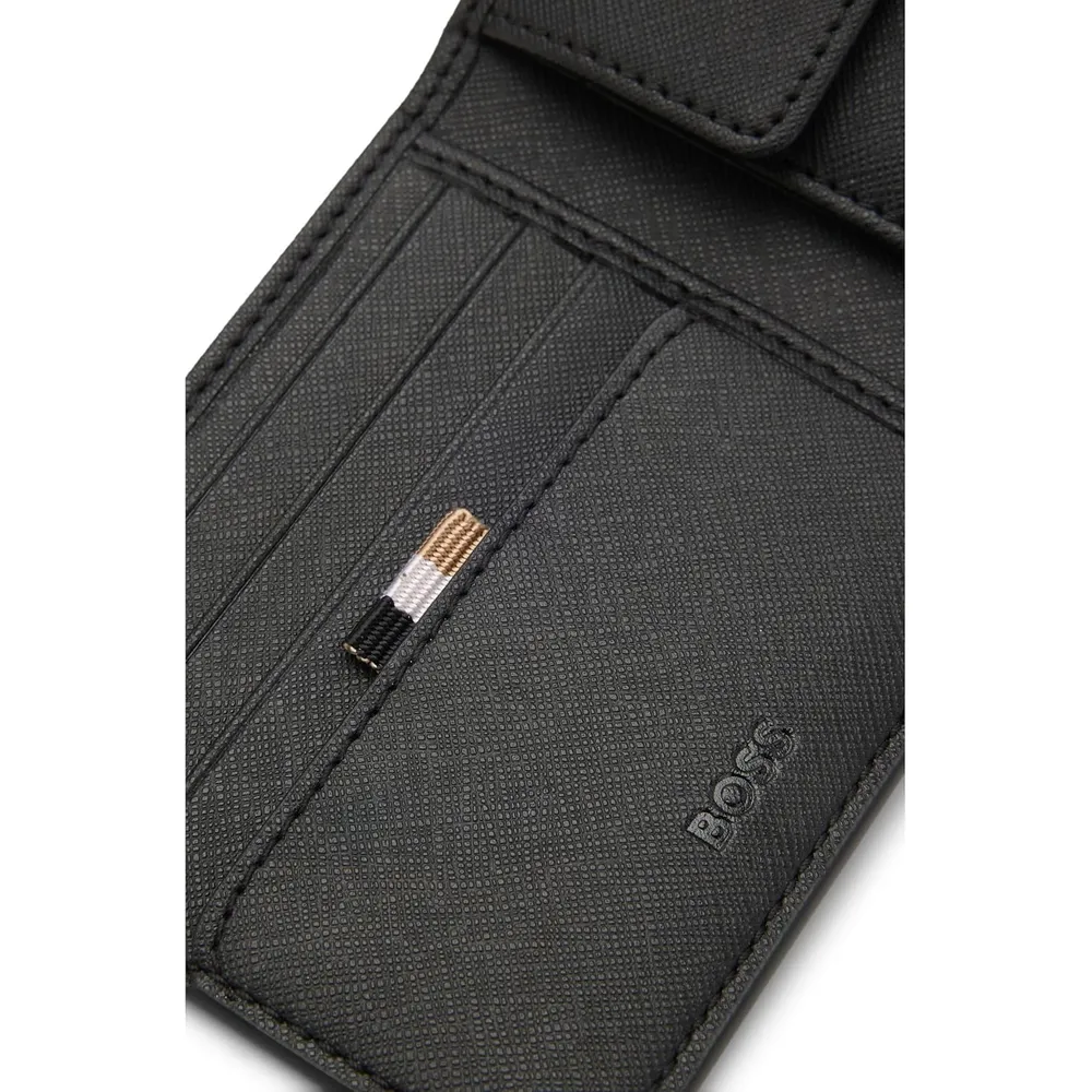 BILLETERA HUGO BOSS ZAIR COIN NEGRO HOMBRE