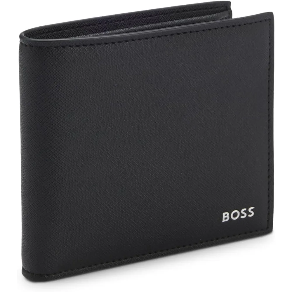 BILLETERA HUGO BOSS ZAIR COIN NEGRO HOMBRE