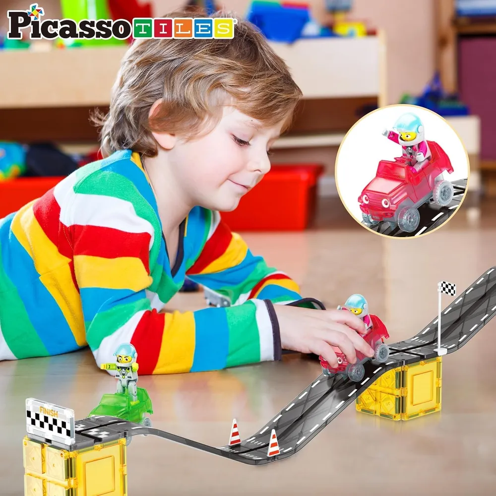 PISTA CARRERAS MAGNÉTICA PTR05 CON AUTOS PICASSOTILES