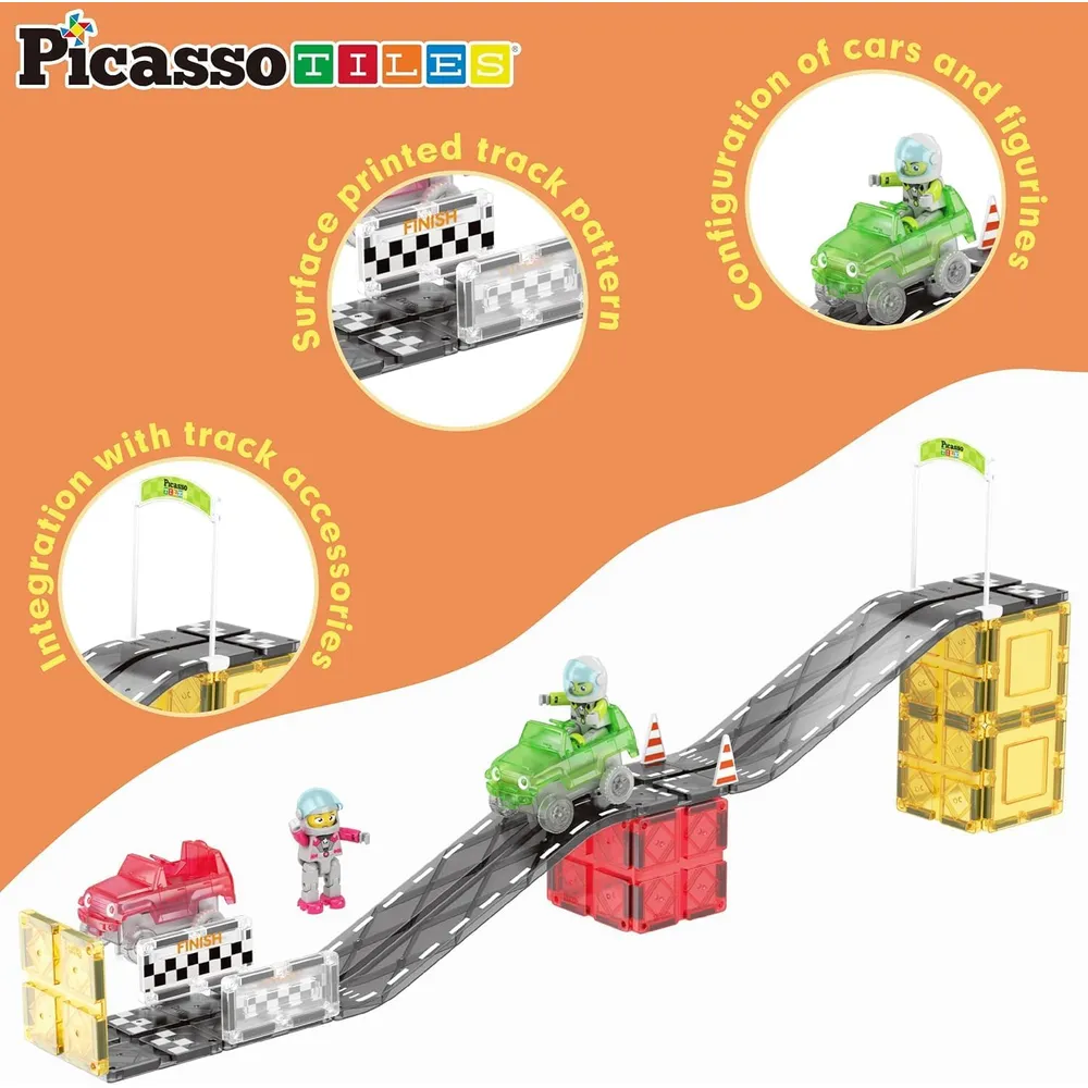 PISTA CARRERAS MAGNÉTICA PTR05 CON AUTOS PICASSOTILES