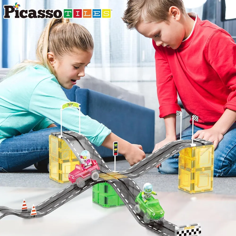 PISTA CARRERAS MAGNÉTICA PTR05 CON AUTOS PICASSOTILES