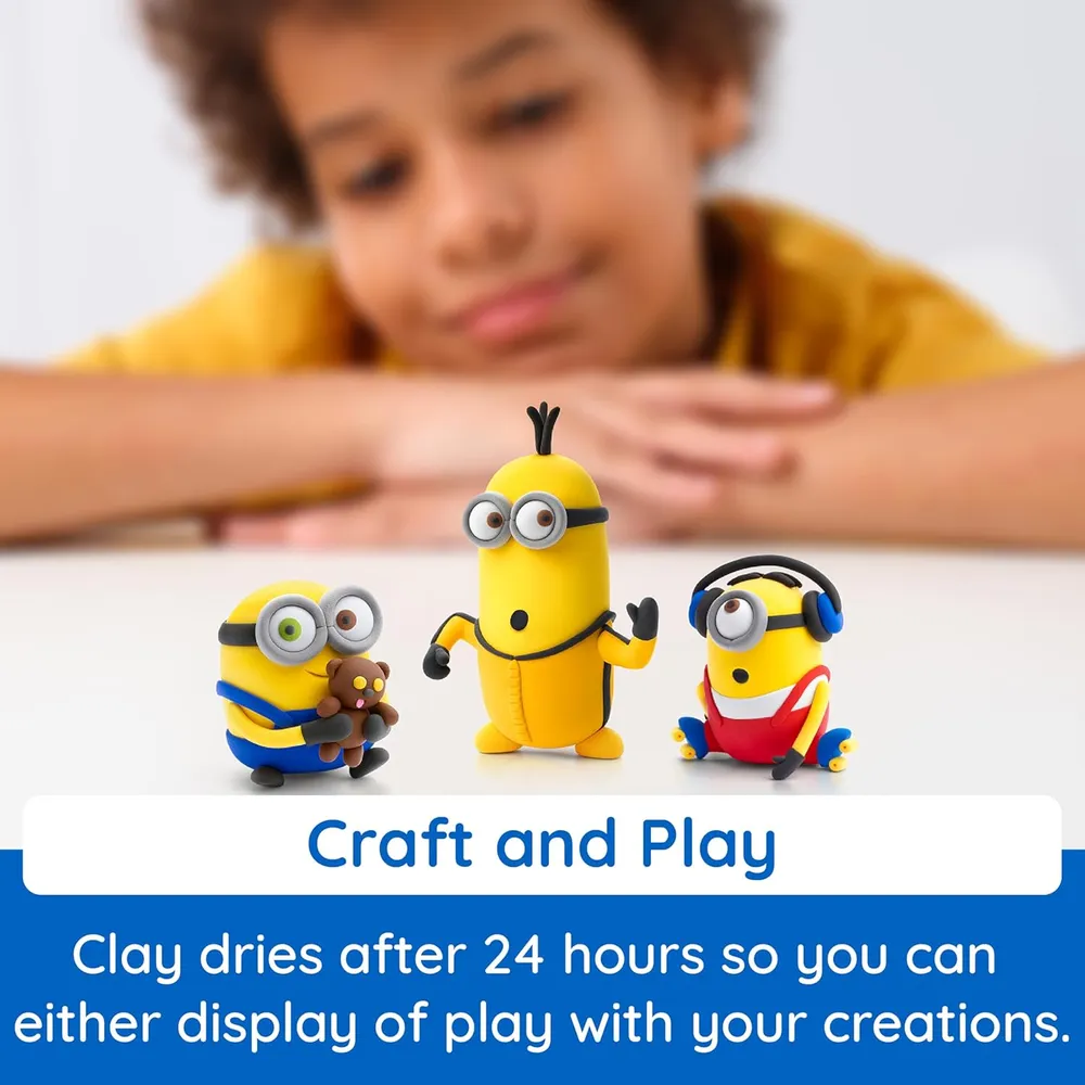 KIT DE ARCILLA HEY CLAY MINIONS FAT BRAIN TOYS