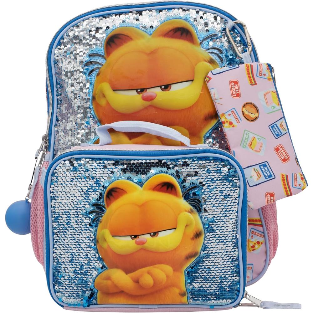Garfield | Juego de Mochila de 5 piezas para niñas y niños de 16"