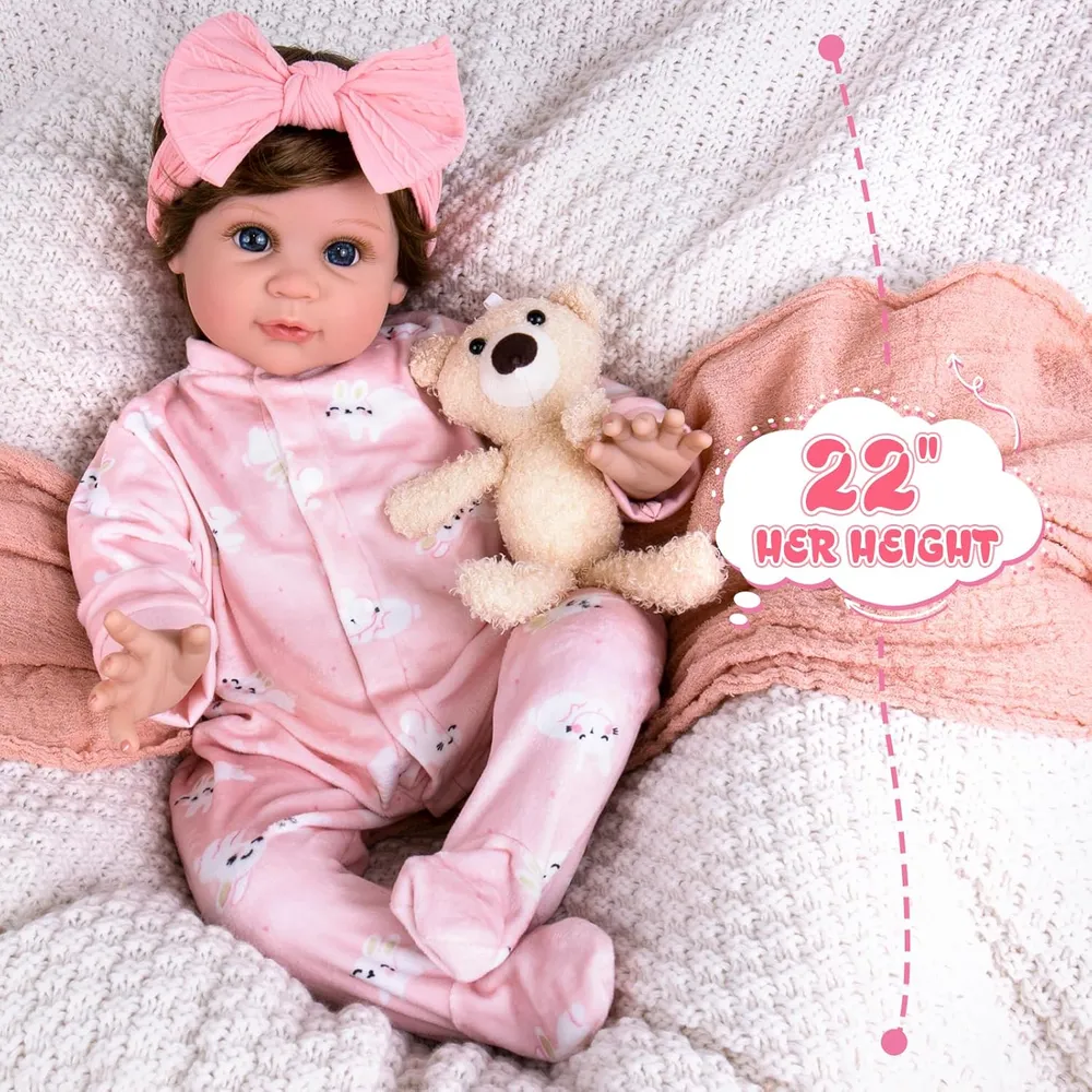 AORI muñeca bebé reborn 22"/56 cm realista
