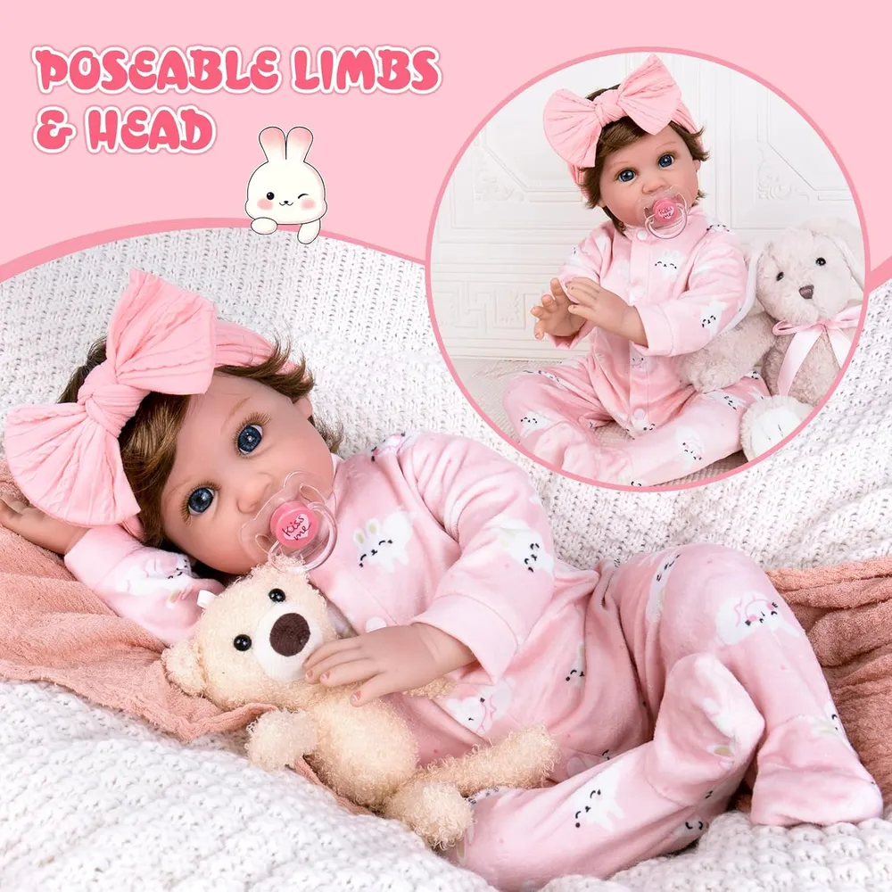 AORI muñeca bebé reborn 22"/56 cm realista