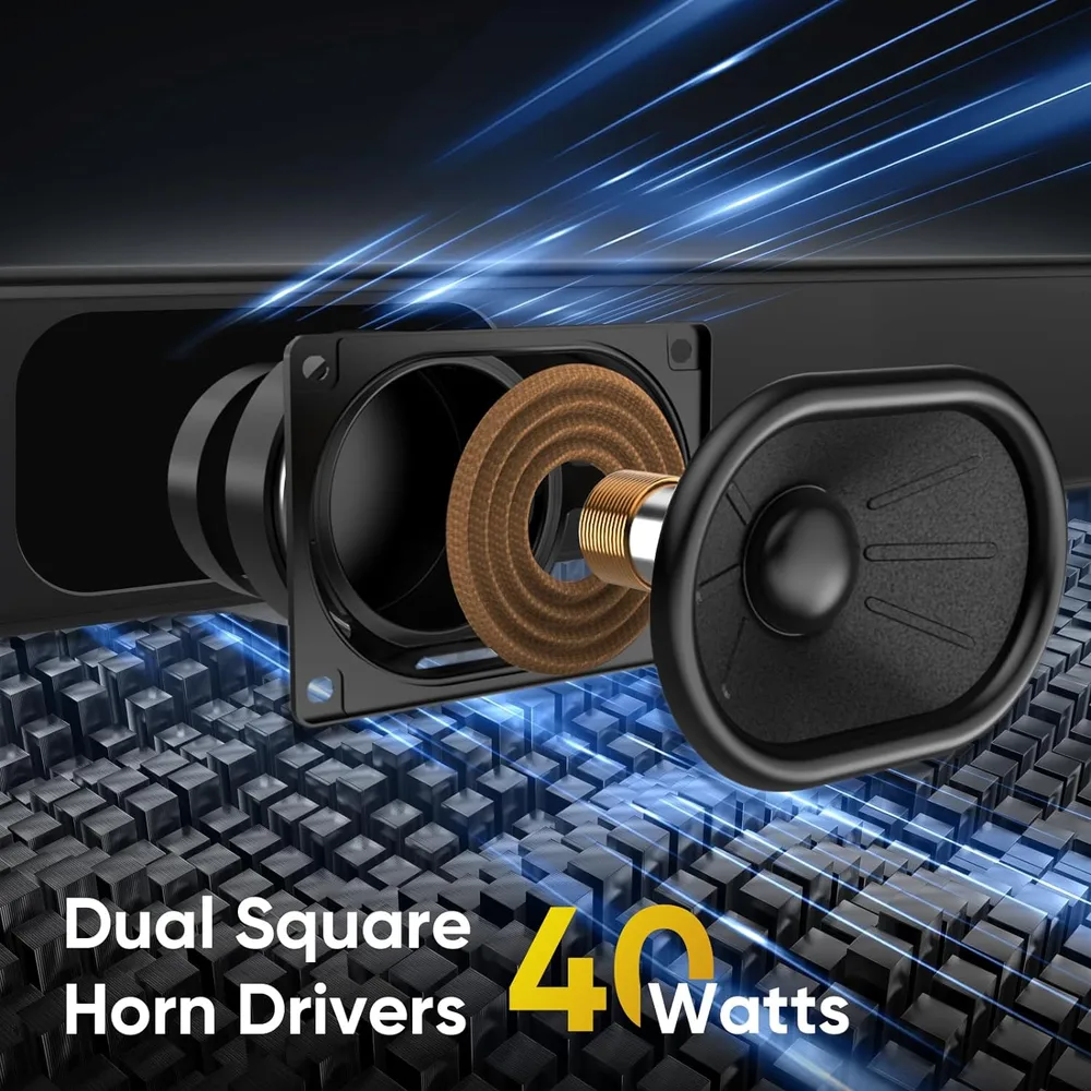 SOUNDBAR RIOWOIS | PARA SMART TV CON PERSONALIZACIÓN BASS