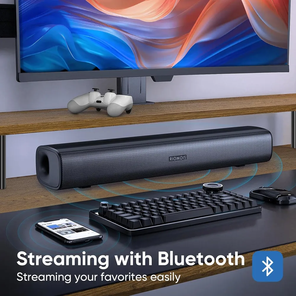 SOUNDBAR RIOWOIS | PARA SMART TV CON PERSONALIZACIÓN BASS