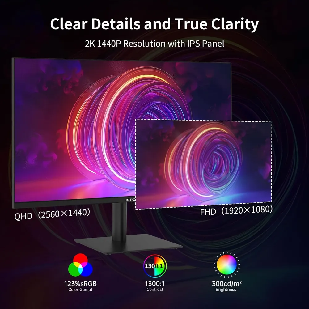 KTC H27D9 Monitor 27" QHD 100Hz Eye Care