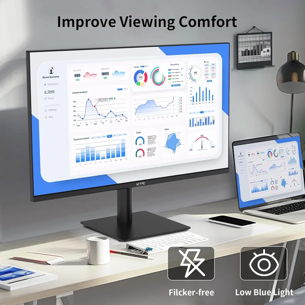 KTC H27D9 Monitor 27" QHD 100Hz Eye Care