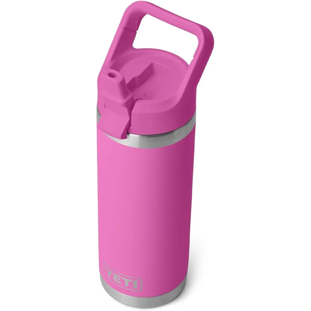 YETI Botella Rambler con Tapa de Cañita de 18 oz | Fucsia
