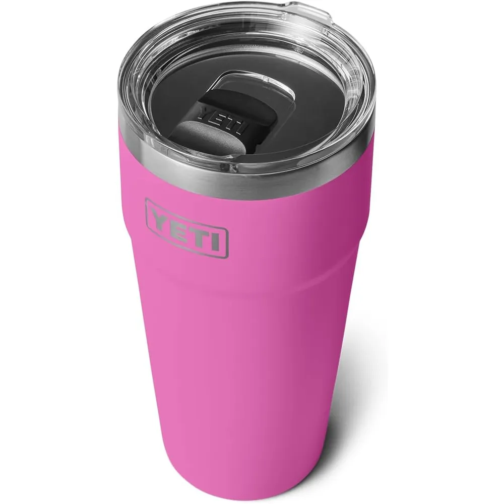 YETI Rambler Vaso  de 30 oz de acero inoxidable con tapa MagSlider color fucsia