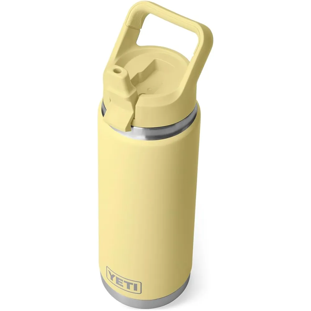YETI Botella Rambler con Tapa de Cañita de 26 oz | Amarillo Bebé