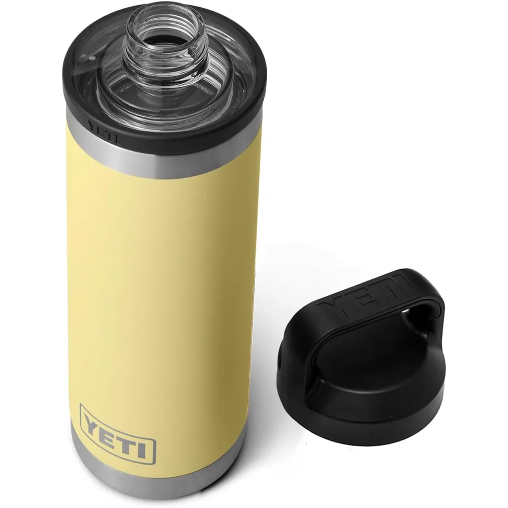 YETI Botella Rambler con Tapa Chung de 18 oz | Amarillo Claro