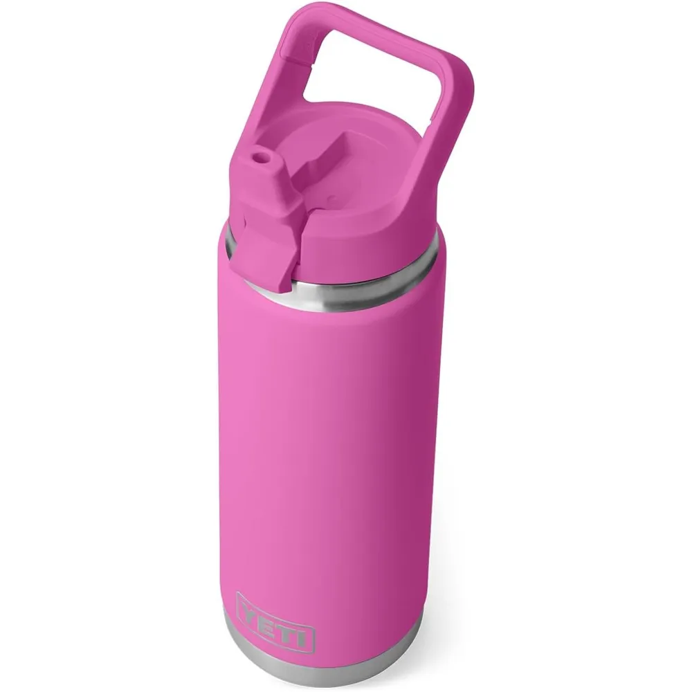 YETI Botella Rambler con Tapa de Cañita de 26 oz | Fucsia