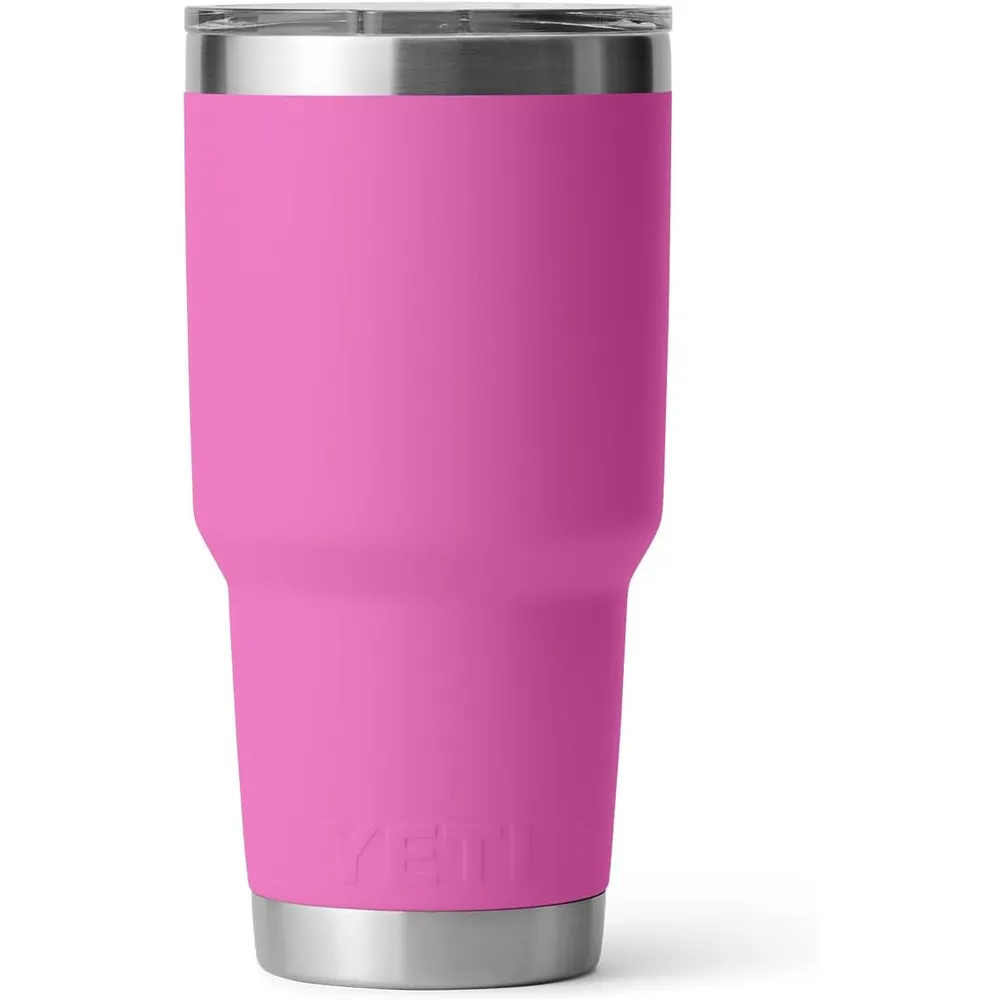 YETI Rambler Vaso de 30 oz de acero inoxidable y tapa MagSlider color fucsia