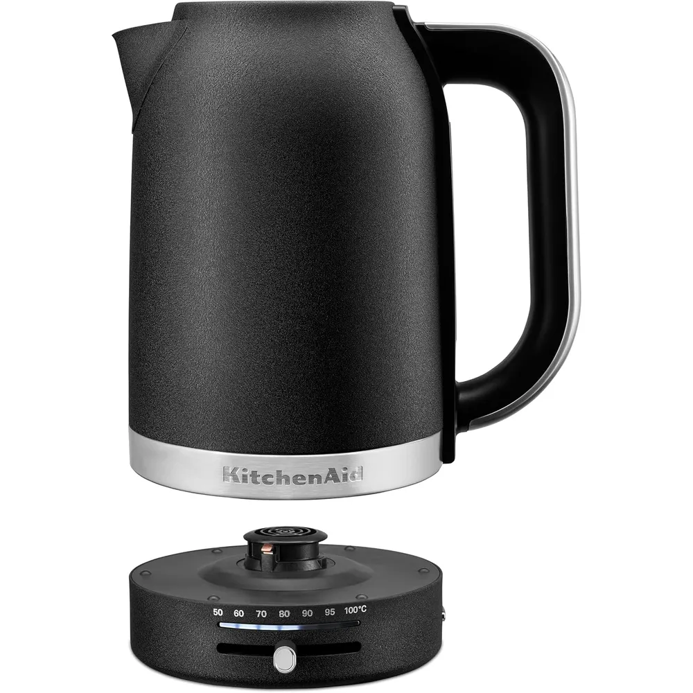 KITCHENAID, HERVIDOR ELÉCTRICO 1.7 L CON CONTROL DE TEMPERATURA | NEGRO