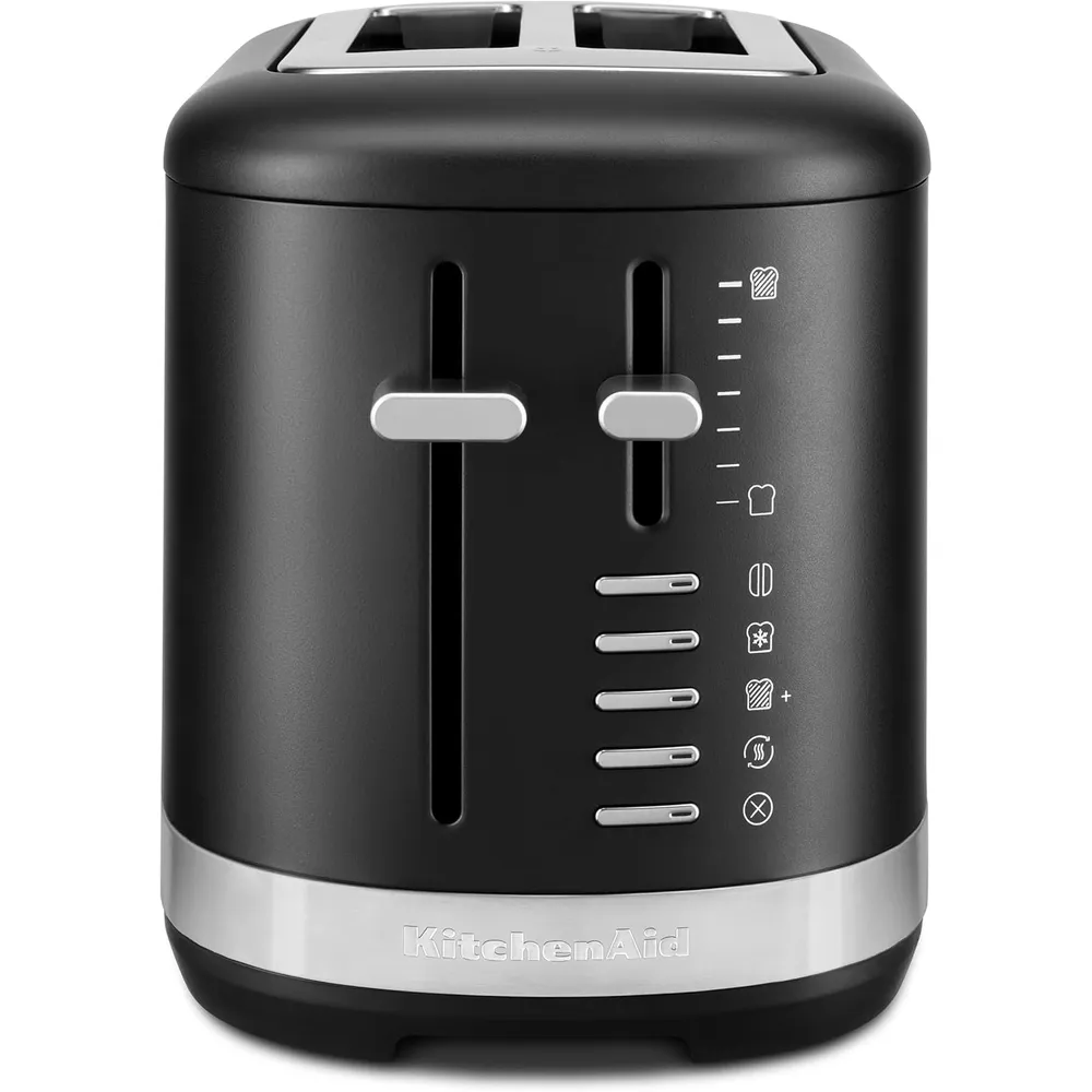 KITCHENAID, TOSTADORA AUTOMÁTICA 2 REBANADAS RANURAS EXTRA ANCHAS | NEGRO MATE