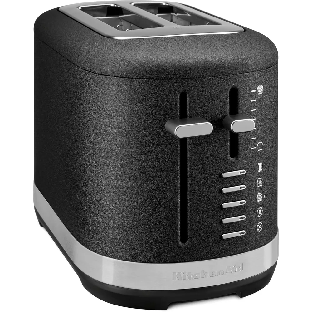 KITCHENAID, TOSTADORA AUTOMÁTICA 2 REBANADAS RANURAS EXTRA ANCHAS | NEGRO
