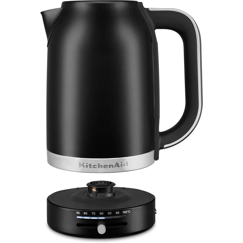 KITCHENAID KEK1701, HERVIDOR ELÉCTRICO 1.7 L | NEGRO MATE