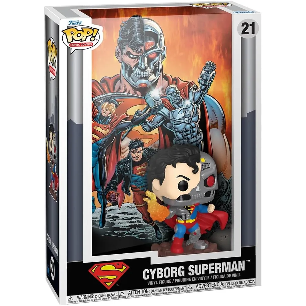 Funko Pop | Cyborg Superman de DC Comics Comic Cover