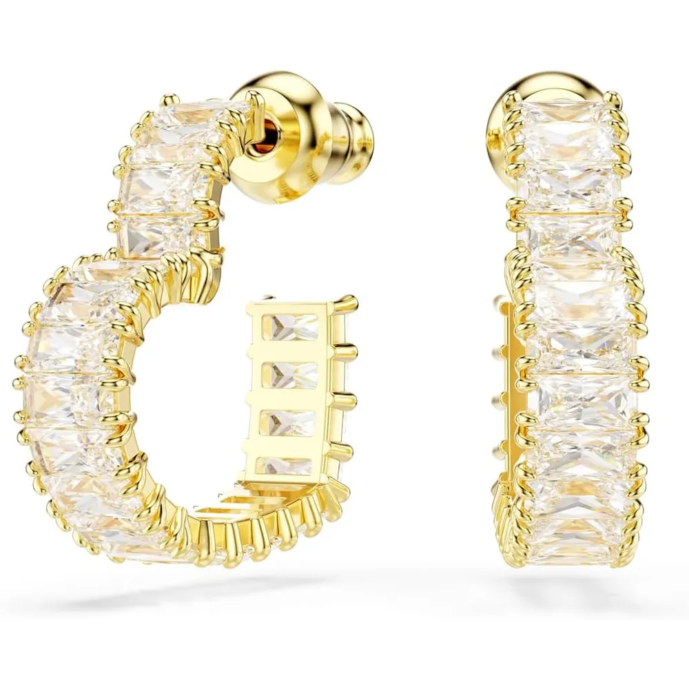 SWAROVSKI ARETES ARO CORAZÓN ZIRCONIA ORO | DORADO