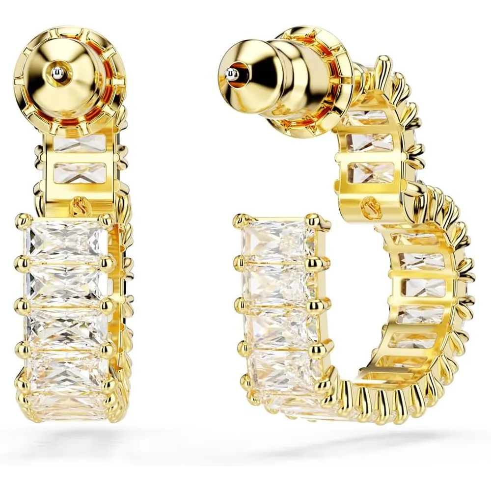 SWAROVSKI ARETES ARO CORAZÓN ZIRCONIA ORO | DORADO