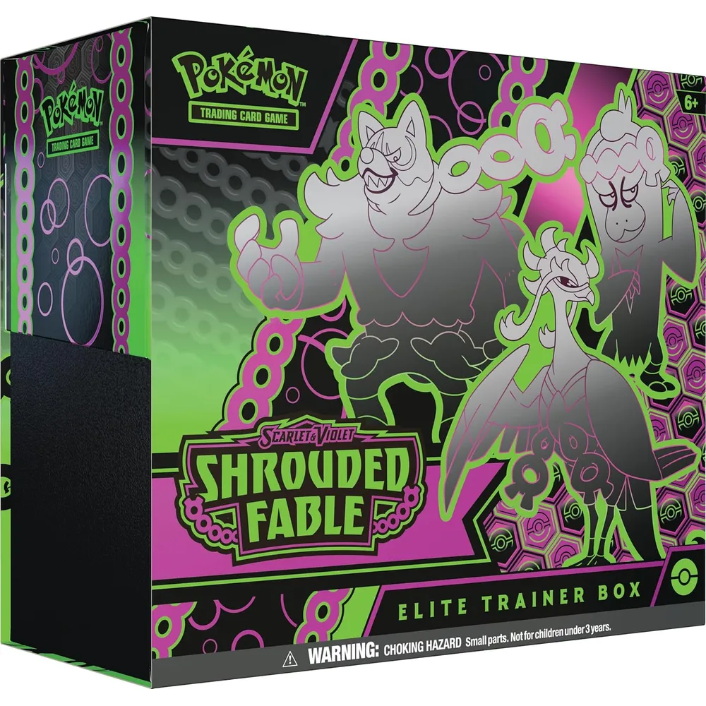 JUEGO DE CARTAS POKÉMON TCG SCARLET & VIOLET SHROUDED FABLE ELITE TRAINER BOX (INGLÉS)