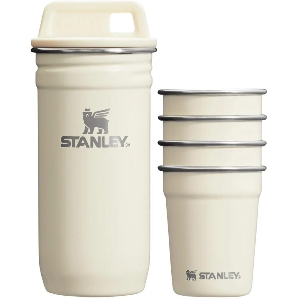 Stanley Adventure – Set de 4 Vasos de Chupito Pre-Party 2 oz | Brilliant Cream