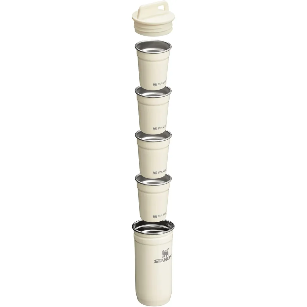 Stanley Adventure – Set de 4 Vasos de Chupito Pre-Party 2 oz | Brilliant Cream