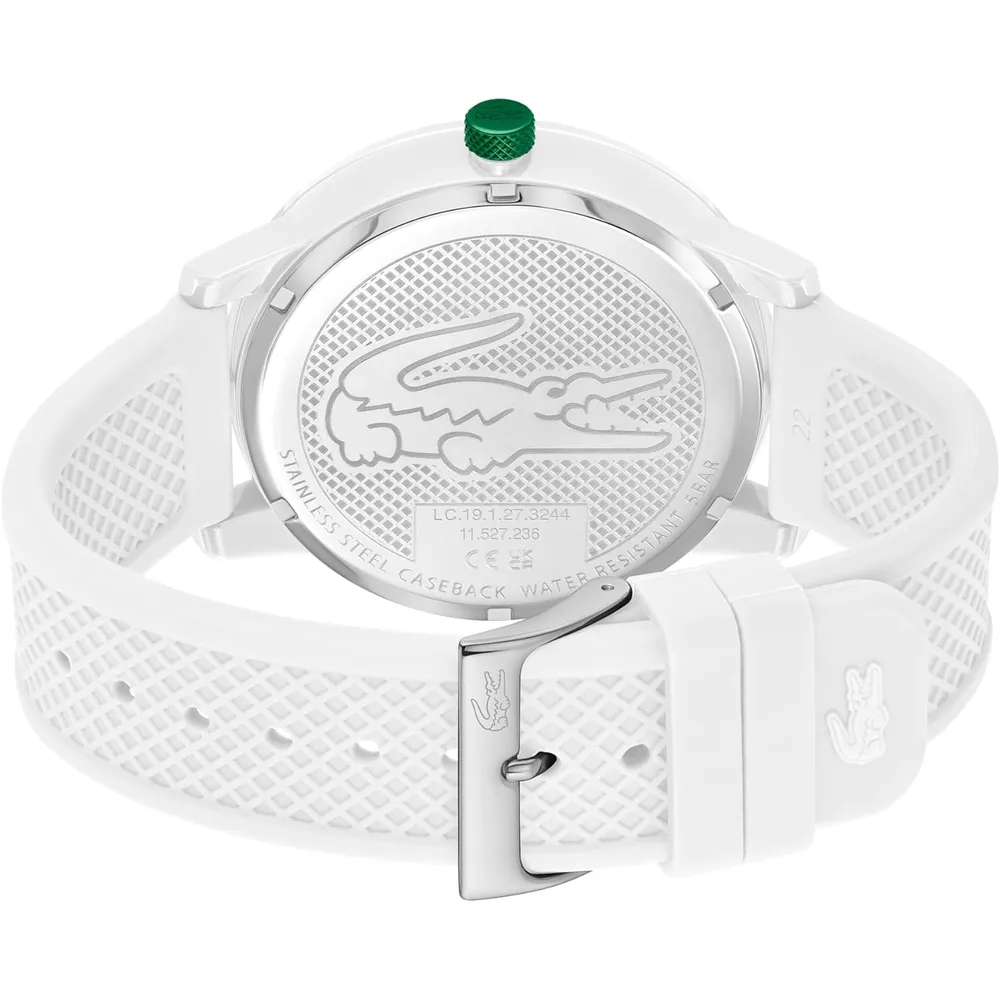 RELOJ LACOSTE 12.12 HERO CUARZO 48 MM HOMBRE - WHITE