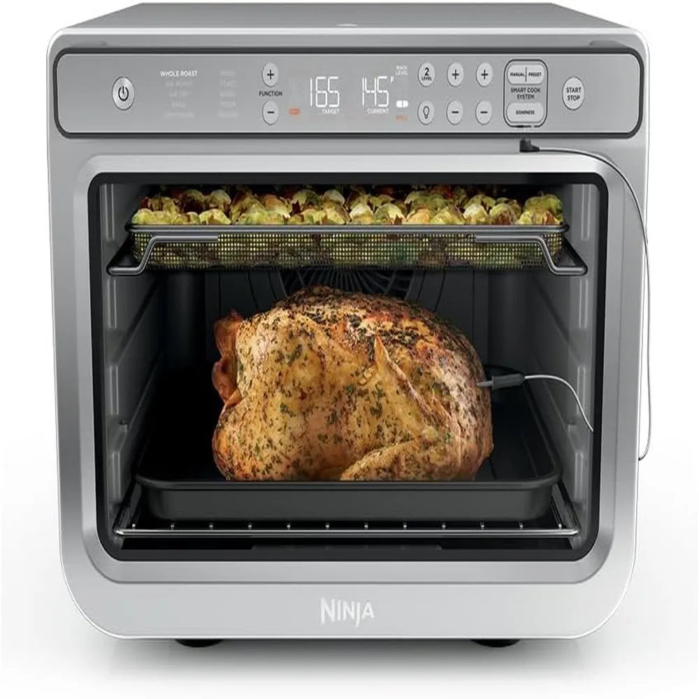 b0d4r7dmyn_0_webp.webp NINJA PRESTIGE XL DT551, HORNO TOSTADOR Y FREIDORA 10 EN 1, 1800 W | ACERO