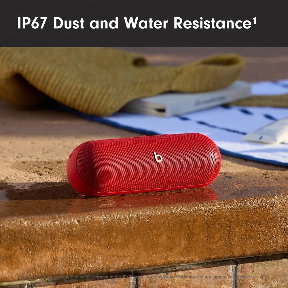 PARLANTE BLUETOOTH 24HRS BATERÍA BEATS PILL | ROJO