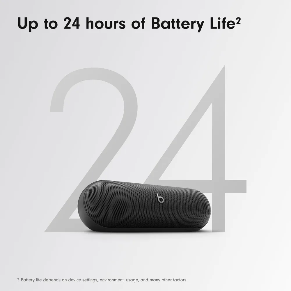 PARLANTE BLUETOOTH 24HRS BATERÍA BEATS PILL | NEGRO