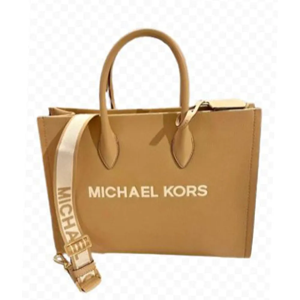 MICHAEL KORS MK Mirella Bolso de hombro tamaño mediano | Camello