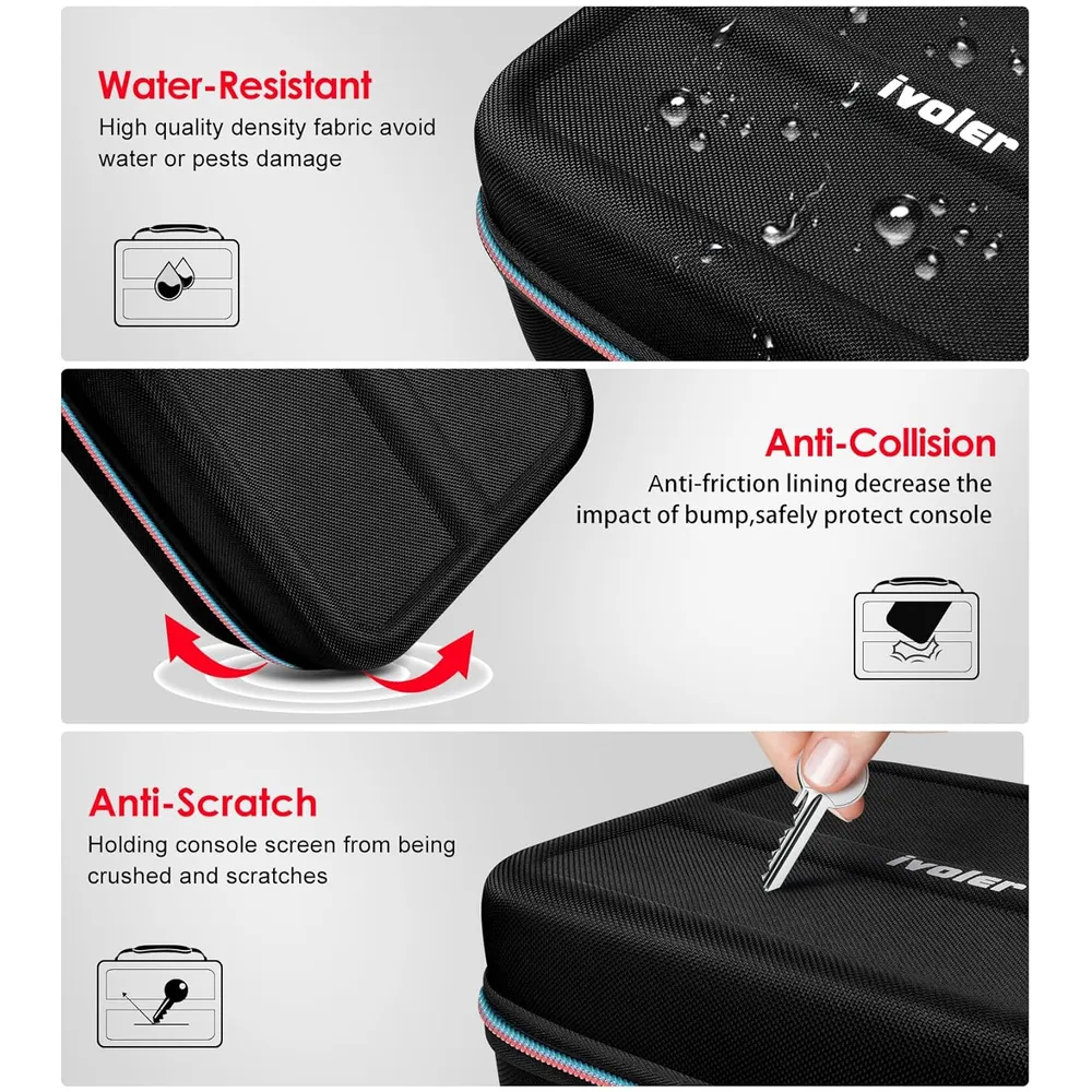 Estuche de Viaje Tipo Bolso para Nintendo Switch 2 | Negro