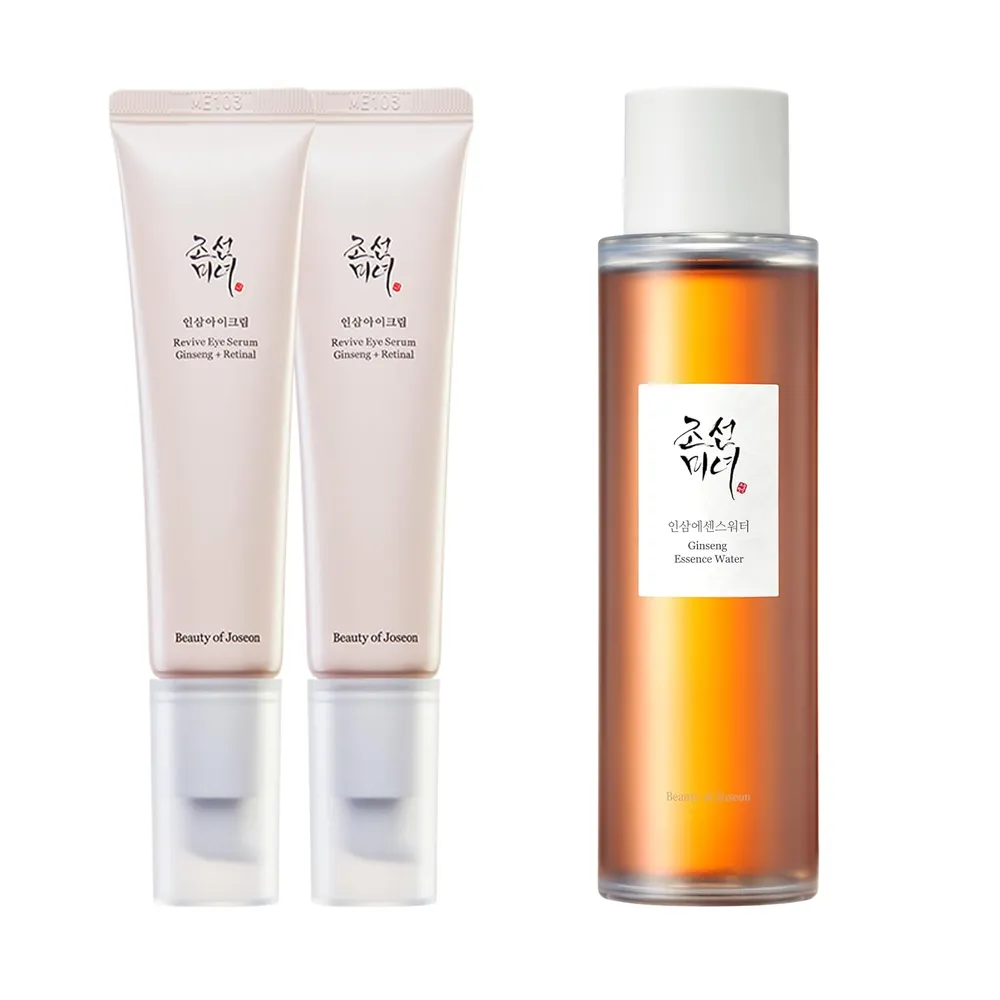 Beauty of Joseon | Set Sérum de Ojos Revive con Retinal, Niacinamida y Ginseng + Tóner Facial de Ginseng
